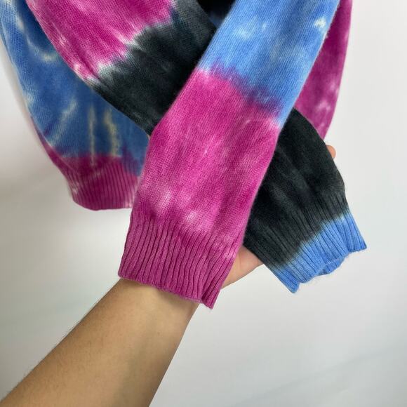 Kujten Tie Dye Cashmere Luxury Sweater Women's size 4 100% Cashmere - Picture 3 of 15